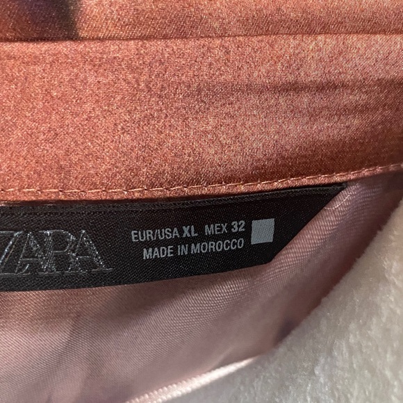 ZARA FLORAL TIE-DYE SHIRT DRESS - Picture 5 of 5